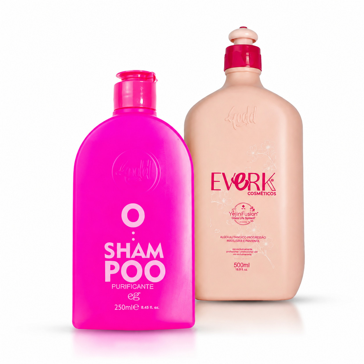 Everk Gold Spell Korean Keratin Hair Smoothing 500ml + Purifying Shampoo 250ml Everk Gold Spell Korean Keratin Hair Smoothing 500ml + Purifying Shampoo 250ml