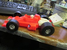 Vintage 1970's Tim-Mee Plastic Indy Race Car Toy Bergman Made in U.S.A.  picture