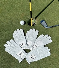 (5 - pack) Albatross Cabretta Leather Golf Glove Men's Regular Sizes picture