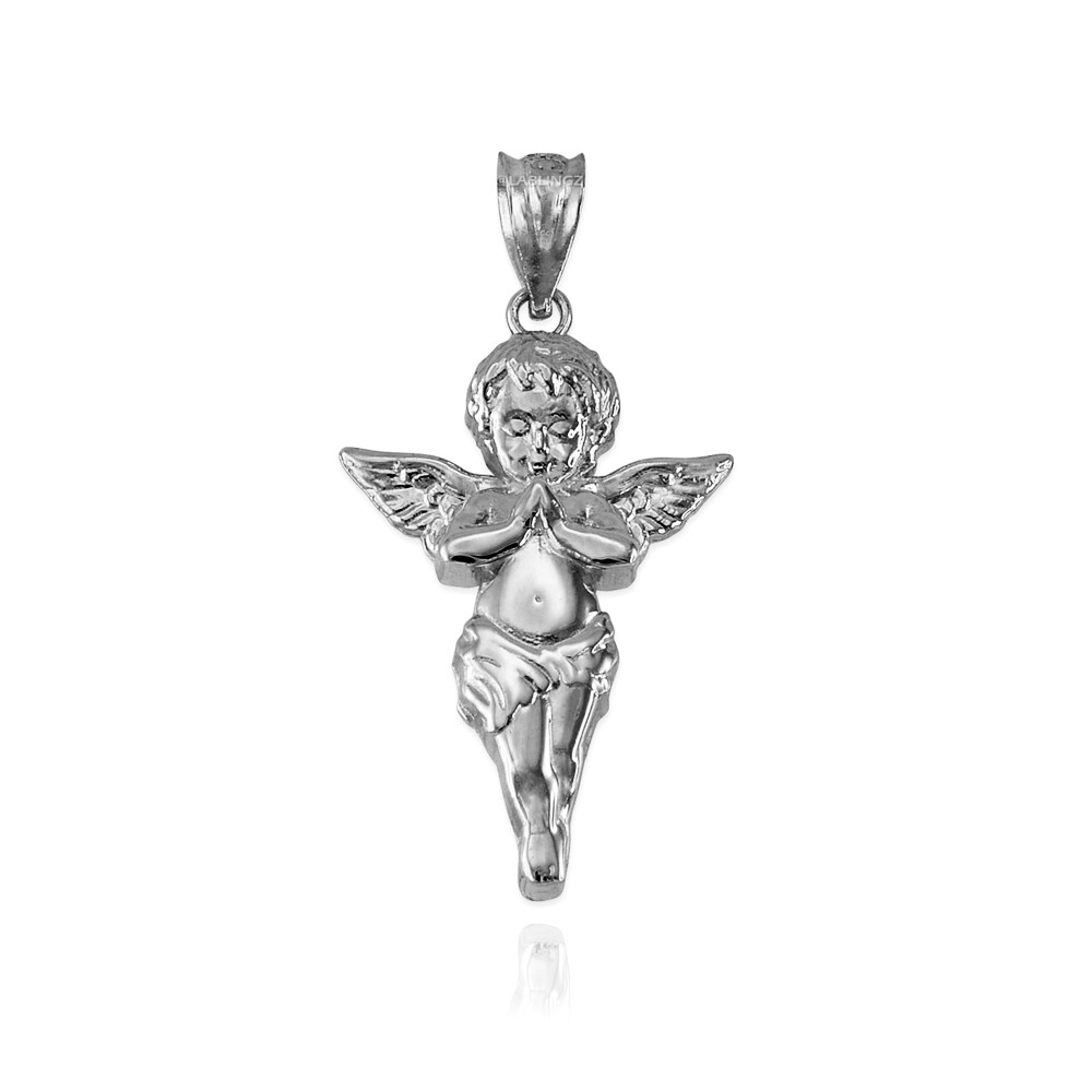 Sterling Silver Angel Pendant Necklace Sterling Silver Angel Pendant Necklace
