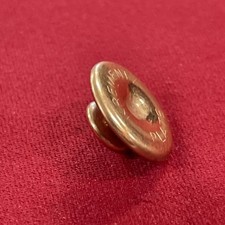 Vintage Krementz Gold Plated Short Collar Button Shirt Stud picture