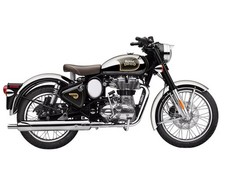 ROYAL ENFIELD 1:3 CLASSIC 500 SCALE MODEL CHROME BLACK LIMITED EDITION picture