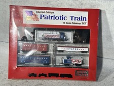 Collectable Micro Trains Special Edition Patriotic Train Set N GAUGE Sealed picture
