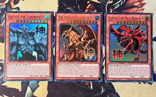 Yugioh: Egyptian God Cards Set (Stamped)! Ultra Rare 1st Edition Holos RA05 NM picture