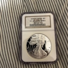 U.S. Mint 2001 American Eagle 1oz Silver Proof NGC PF69 Ultra Cameo picture