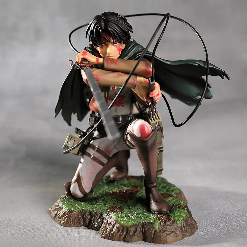 Action Figure Levi Ackerman Attack On Titan Anime Battle Ver Figure Statue Doll Action Figure Levi Ackerman Attack On Titan Anime Battle Ver Figure Statue Doll