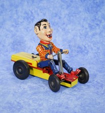 1950s HOWDY DOODY PUMP MOBILE Tin Wind Up Toy VIDEO picture