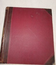 Rare 1895 Leather Braille Bible XI For Blind Collectible Antique New York Print picture