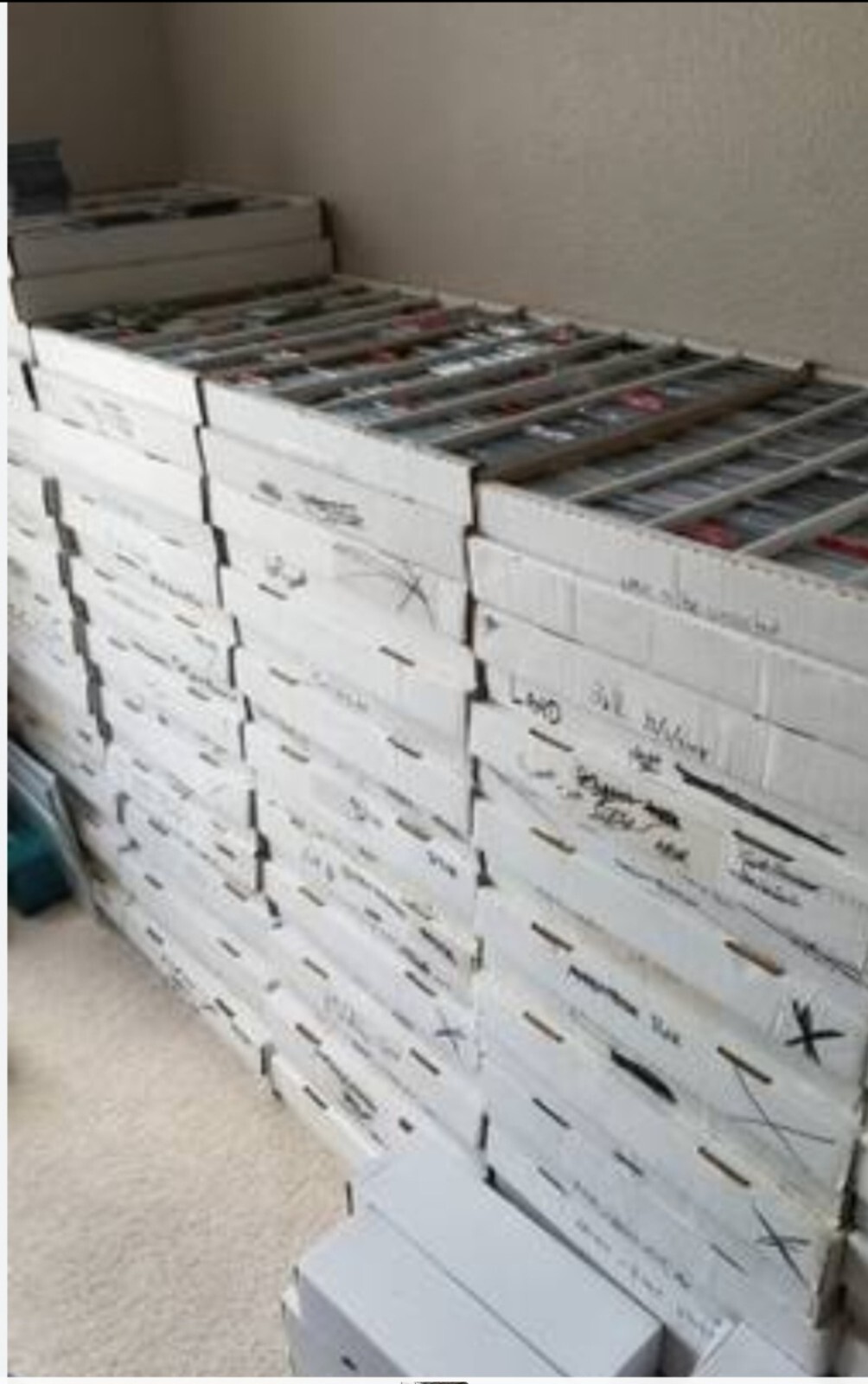 Huge MLB sportscards collection storage unit find Over 2 million cards Free S+H Huge MLB sportscards collection storage unit find Over 2 million cards Free S+H
