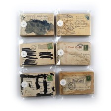40 Damaged Used Postcards Lot - Vintage Distressed Posted Weathered Stained Mail picture