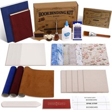 87 Pcs Book Binding Kits,Book Making Kit Tools with Video Tutorials | Book Bindi picture