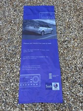 SAAB Original Dealership Advertising Banner ~Born From Jets 24" x 66" picture