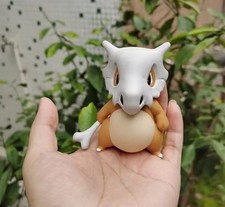 Cubone Mini Figure 3” Pocket Monster Style Skull Mask Collectible Toy picture