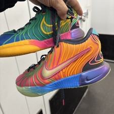 5Y Nike LeBron James Optimism XXI 21 youth men's 7 multicolor shoes supreme Bape picture