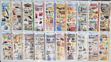 Themed Scrapbook Stickers Sheet Lot City Vacation Outdoor Travel Paper Cardstock picture