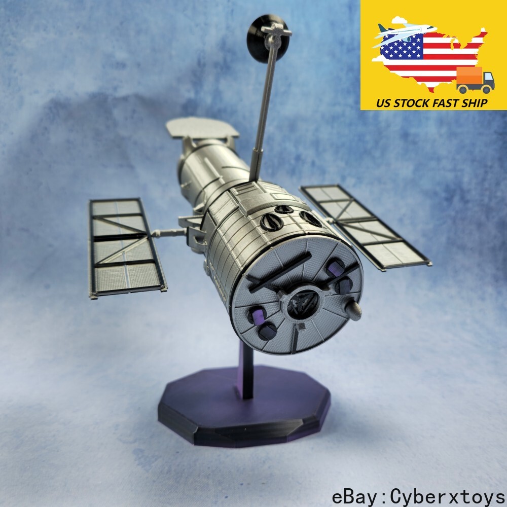 1/48 HST US NASA Hubble Space Telescope Static 3D Model Painted 1/48 HST US NASA Hubble Space Telescope Static 3D Model Painted
