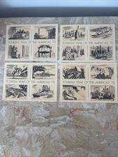 Tourism Year of the Americas '72 Vintage 4 Postcards Featuring US Landmarks,new picture
