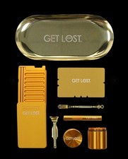 GET LOST Premium Snuff Wallet GOLD Snuff Kit Includes All Of Your Storage Needs picture