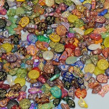 100g Glass beads lot jewelry making mix variety bead supplies Read Description picture