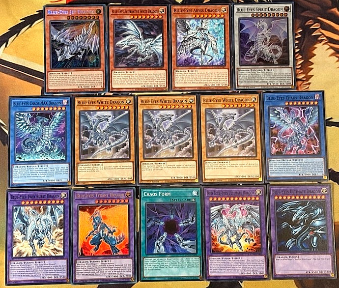 Yugioh Blue-Eyes White Ultimate Chaos Alternative 14 Card Blue-Eyes Dragon Set Yugioh Blue-Eyes White Ultimate Chaos Alternative 14 Card Blue-Eyes Dragon Set