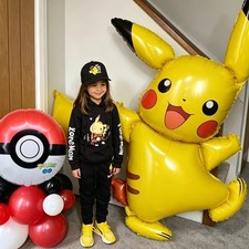 Pokemon Theme Foil Balloon Birthday Party Decoration Kids Baby Shower Balloon picture