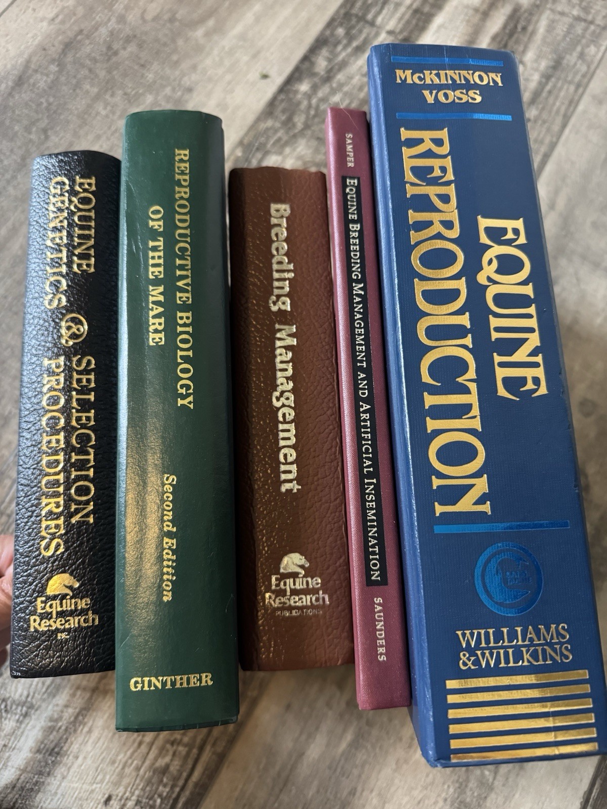 Equine Book Lot, Breeding, Genetics. Mckinnon Voss, Equine Research, Ginther Equine Book Lot, Breeding, Genetics. Mckinnon Voss, Equine Research, Ginther