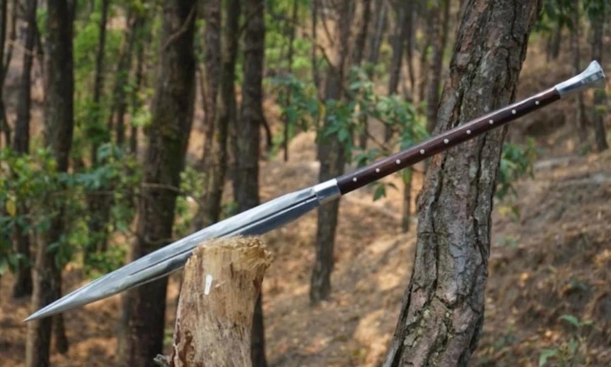 36'' Handmade Survival Viking Spear | Carbon Steel Blade | Hunting Camping Spear 36'' Handmade Survival Viking Spear | Carbon Steel Blade | Hunting Camping Spear