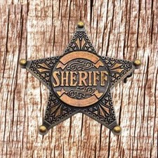 Western Old West Sheriff Badges BAG26 picture