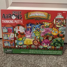 Crazy Aaron's Santa’s Reindeer Advent Calendar Christmas Putty 24 Day Countdown picture