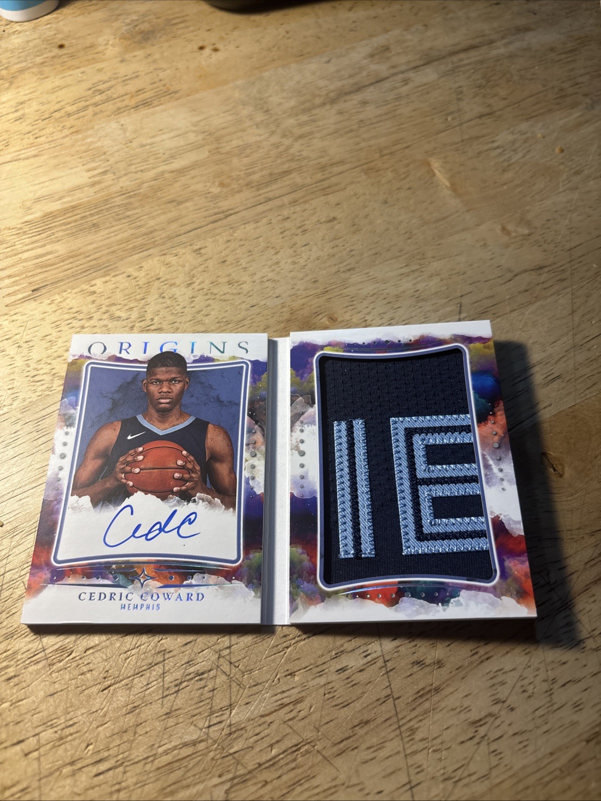 2025-26 Panini Origins Cedric Coward Rookie Auto Booklet Patch /10 2025-26 Panini Origins Cedric Coward Rookie Auto Booklet Patch /10