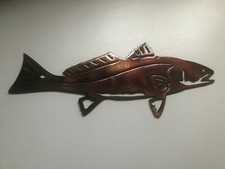 Red Fish - Metal Wall Art - Copper 20" wide picture