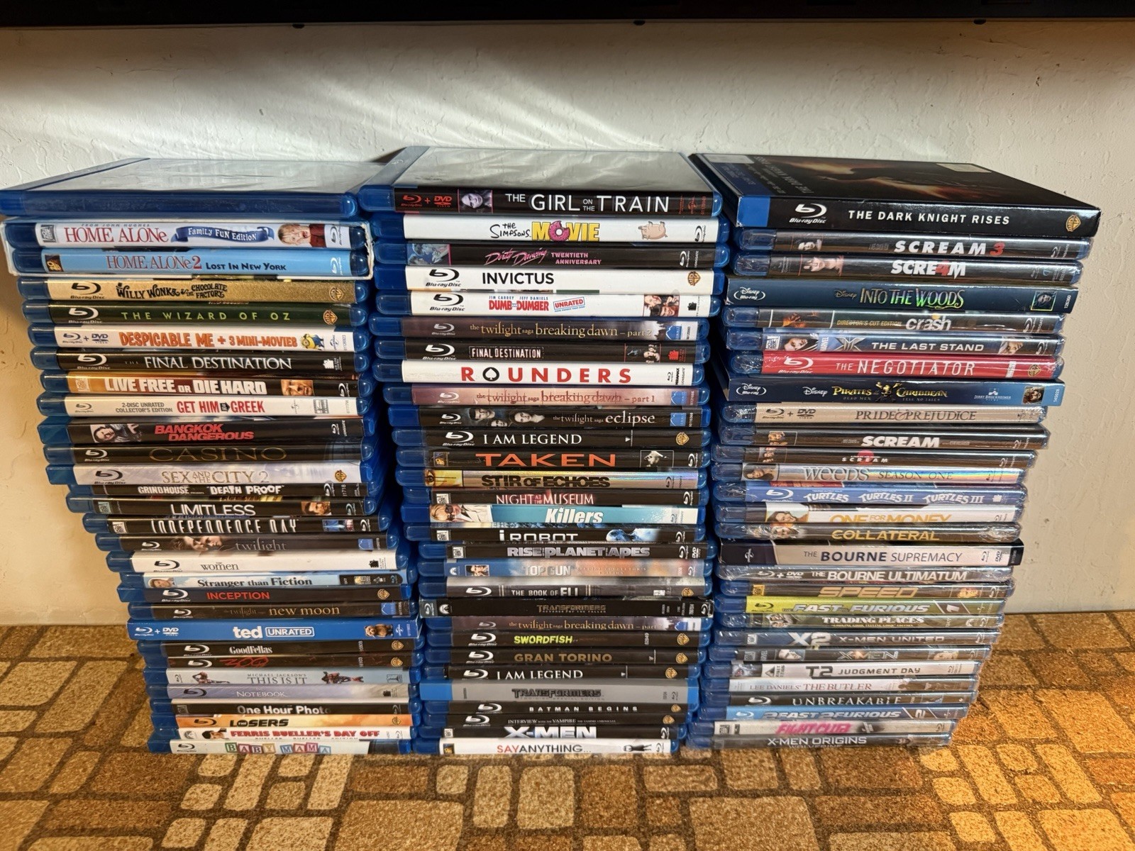 BluRay Movie Disc Lot Of 86 - 58 Used And 28 SEALED - Personal Collection