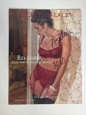 Secrets In Lace Signed Holiday 2002 Collection Collector's Catalogue  11" X 8.5" picture