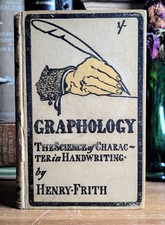 1903 Graphology The Science Of Character In Handwriting Frith Rare Parapsycholog picture