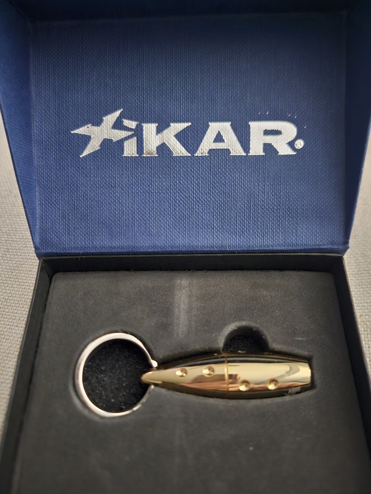 Xikar Twist Bullet Punch #007 NIB Brass Plated Gold Color Xikar Twist Bullet Punch #007 NIB Brass Plated Gold Color