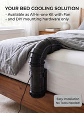 Under Sheet Bed Cooling Fan Home & Dorm Mattress Climate System for Hot Sleepers picture