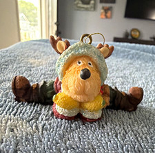 Christmas Reindeer Multicolor Hanging Decorative Ornament Collectible picture