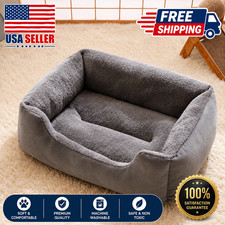 Pet Dog Cat Bed Calming Sleeping Kennel Puppy Super Soft Mat Pad Warm Nest picture