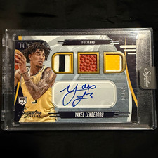 2025-26 Panini Signature Series YAXEL LENDEBORG Tools of the Trade Auto /49 (RC) picture