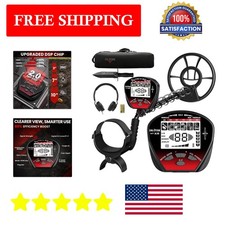 Treasure Hunting Metal Detector for Adults, Waterproof 10" Coil & Accessories picture