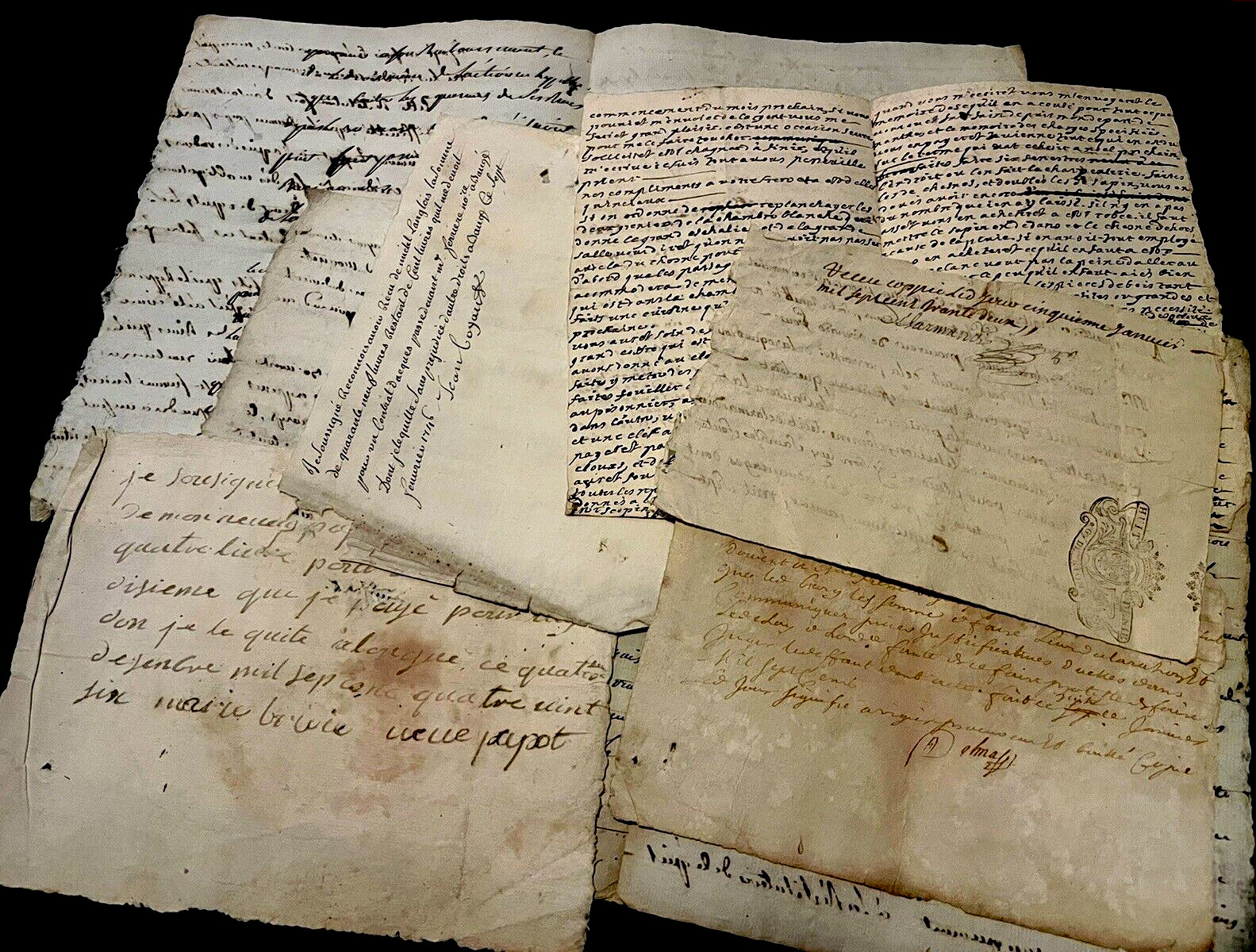 EPHEMERA LOT - Collection of Old Documents, Letters, Papers, Manuscripts Etc EPHEMERA LOT - Collection of Old Documents, Letters, Papers, Manuscripts Etc
