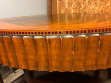art deco scalloped edge table picture