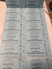 Lot  of 14 Television taping tickets For “Crosswits” Game Show 1986 picture