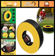 Youth & Adult Football Tackle Wheel - Rugby Tackling Ring, High-Density Foam, Wa picture