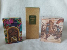 Avon Vintage Men's FULL After Shave Decanters - Lot of 3 - New Old Stock 1970's picture