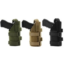 MOLLE Tactical Pistol Holster Right Hand Belt Modular Hunting Duty picture
