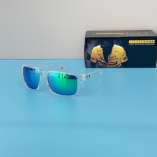 Oakley OO9487 Clear Frame Prizm Jade Polarized Sunglasses New w/ Box picture