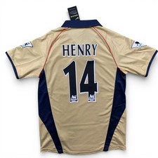 Thierry Henry #14 Arsenal 2001/02 Away Jersey Retro - Men’s Sizes - NEW picture