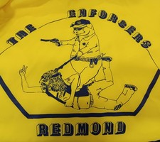Vintage 70's ENFORCERS Motorcycle Club Jacket Redmond OR Pla-Jac XL HA 88 Harley picture