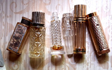 Vintage CREPE DE CHINE & STEP +  Lot of Small Perfume Bottles France French  picture